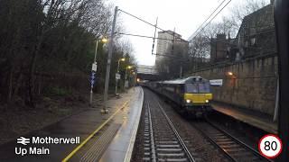 West Coast Main Line Drivers Eye View Glasgow Central to Manchester Airport