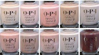 OPI Infinite Shine  Palate Cleansing Neutrals with awesome formulas