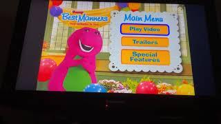 Barney’s Best Manners Your Invitation to Fun 2003 DVD Menu Walkthrough