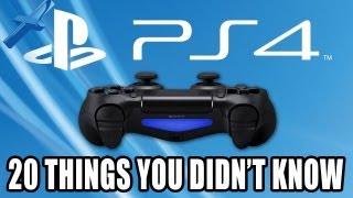 PS4 20 Things You Didnt Know About PlayStation 4