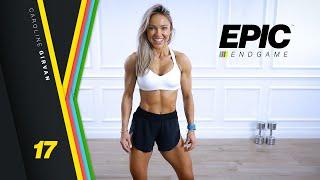 BALANCED Lower Body Workout - Dumbbells & Bodyweight  EPIC Endgame Day 17