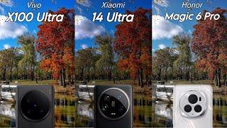 Vivo X100 Ultra Vs Xiaomi 14 Ultra Vs Honor Magic 6 Pro Camera Comparison