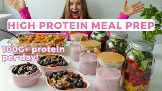 Healthy & High protein Weekly Meal Prep  100G+ protein per day