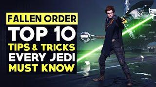 STAR WARS JEDI Fallen Order - TOP 10 TIPS & TRICKS Every Jedi Should Know Beginners Guide