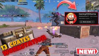 Metro Royale Workstatıon Crates Opening And Gameplay @KaRmaFromYT1  PUBG METRO ROYALE  CHAPTER 14