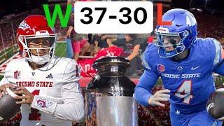 Boise State vs Fresno State Game Review and Reaction Video #RivalryGame