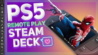 Как играть в игры для PS5 из Steam Deck  PS5 Remote Play On The Steam Deck