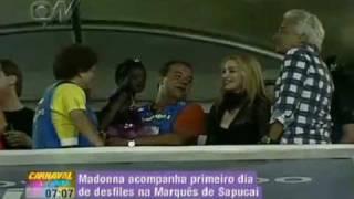 Madonna at the Carnival Parade in the Sambadrome Rio de Janeiro 03