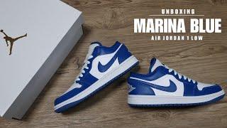 UNBOXING MARINA BLUE 2022 Air Jordan 1 Low