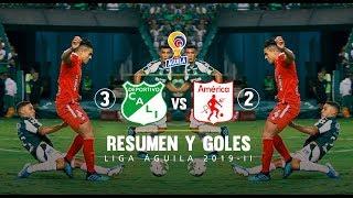 Deportivo Cali vs América 3-2 resumen y goles - Fecha 15 Liga Águila 2019-II
