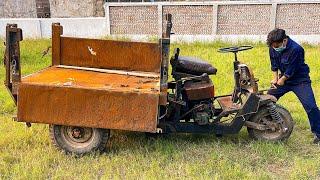The Genius Mechanic Boy Repaired and Restored the Entire Antique Dump Trucks in 30 Days No Break