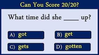 Mixed English Grammar Quiz CAN YOU SCORE 1010?