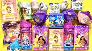 ASMR Princess SURPRISE UNBOXING  Disney princess Mystery Blind Boxes mini toys