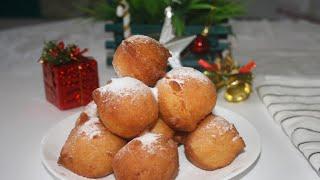 Oliebollen recept  Dutch traditional donuts Doughnuts