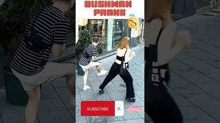 Crazy girl hit Bushman  #shorts   #short   #like   #comment   #subscribe