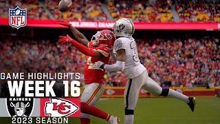 Las Vegas Raiders vs. Kansas City Chiefs Game Highlights  NFL 2023 Week 16