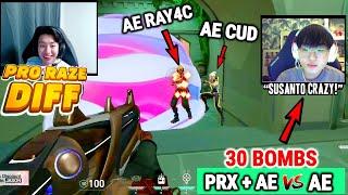 PRX f0rsakeN Shows Raze Diff Gameplay with PRX Jinggg Against AE Ray4c & Ae Cud in Ranked  Valorant