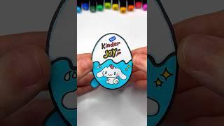 DIY Cinnamoroll Kinder Joy with Paper  Paper Craft Ideas #shorts #papercraft