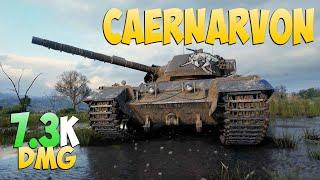 Caernarvon - 8 Frags 7.3K Damage - Seems OK - World Of Tanks