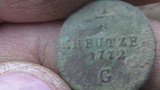 Серебро напёрсток монета 1772 года и многое другое часть 1