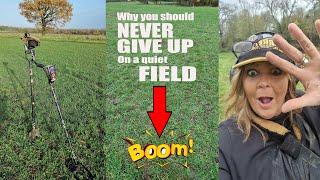 Why you should NEVER give up on a quiet field  Amazing Finds Metal Detecting