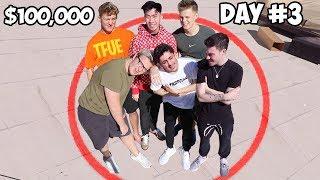 Last Youtuber To Leave Wins $100000 - Challenge