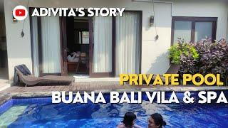 VILLA PRIVATE POOL DI BALI super recommended harga terjangkau  #roomtour Buana Bali Vila & Spa