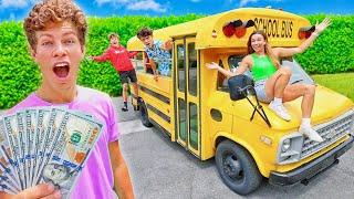 LAST TO LEAVE SCHOOL BUS WINS $10000