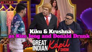 Kim Jong & Donald Trump  Kiku And Krushna Comedy The Great Indian Kapil Show S02E05