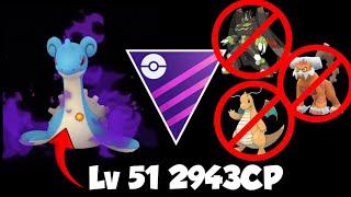 LEVEL 51 DOUBLE LEGACY SHADOW LAPRAS IS SURPRISINGLY GOOD in the Master League FT Gengar & Gardavoir