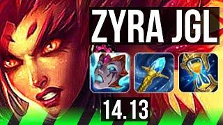 ZYRA vs RENGAR JGL  7110 Rank 5 Zyra Godlike  NA Challenger  14.13