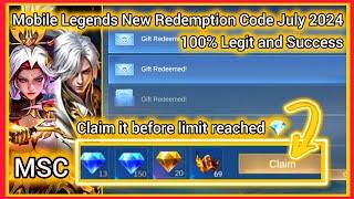 Mobile Legends Redeem Codes July 7 2024 - MLBB Diamond Redeem Codes today - Fasthand Recommend 