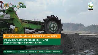 Profil Kandidat Emas PROPER 2023 PT Bukit Asam Persero Tbk - Unit Pertambangan Tanjung Enim