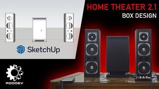 Design Box Home Theater 2.1 With Sketchup