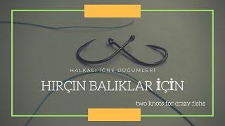 HIRÇIN BALIKLAR İÇİN İKİ SAĞLAM DÜĞÜM ÇEŞİDİ