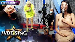 Vice Ganda catches one of their cameramen staring at Sunshine Guimary  Its Showtime Hide and Sing