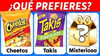 ¿Qué PREFIERES? Caja Misteriosa de Snacks y Comida Chatarra 