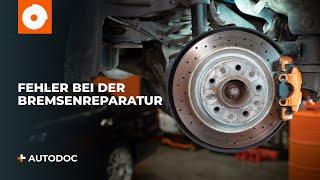 Die 5 häufigsten Fehler bei der Bremsenreparatur  Tipps von AUTODOC