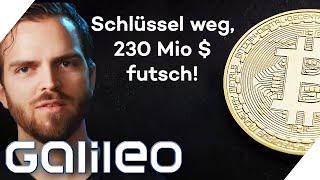 Crypto-Pechvogel 230-facher Bitcoin-Millionär verliert sein Konto  Galileo  ProSieben