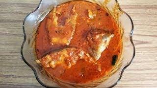 Tasty Fish curry Huli meen saaru meen saaru Fish sambar pomfret fish curry