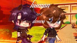 •human and demon•️‍cap 2yaoi gacha club