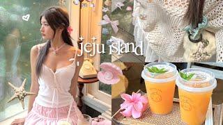 JEJU island vlog  snoopy garden osulloc tea museum jeju pork cute animals orange cafe summer