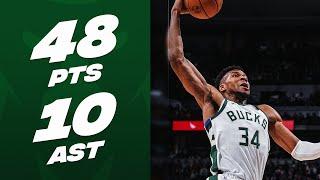 Giannis Antetokounmpo Shows Out in Dallas with 48 PTS  February 3 2024