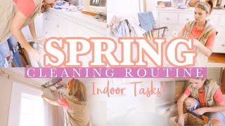 SIMPLE SPRING CLEANING ROUTINE  Indoor Task Checklist