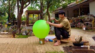 Episode 84 Renovate an old house make backyard lawn lights today #manxialai #renovation #garden