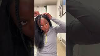 Diy sew in weave #sewingtutorials #sewinhair #quickweave