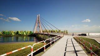 SANOK. Ważna zmiana w projekcie budowy nowego mostu Tak będzie wyglądał