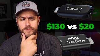 Elgatos Cam Link 4K vs a Cheap Capture Card Comparison