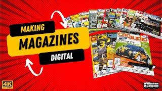 DIY How To Scan Vintage Magazines - Analog to Digital - Archiving to PDF