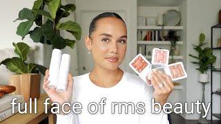 full face of rms beauty ft. new hydra powder blushes  alexa chan